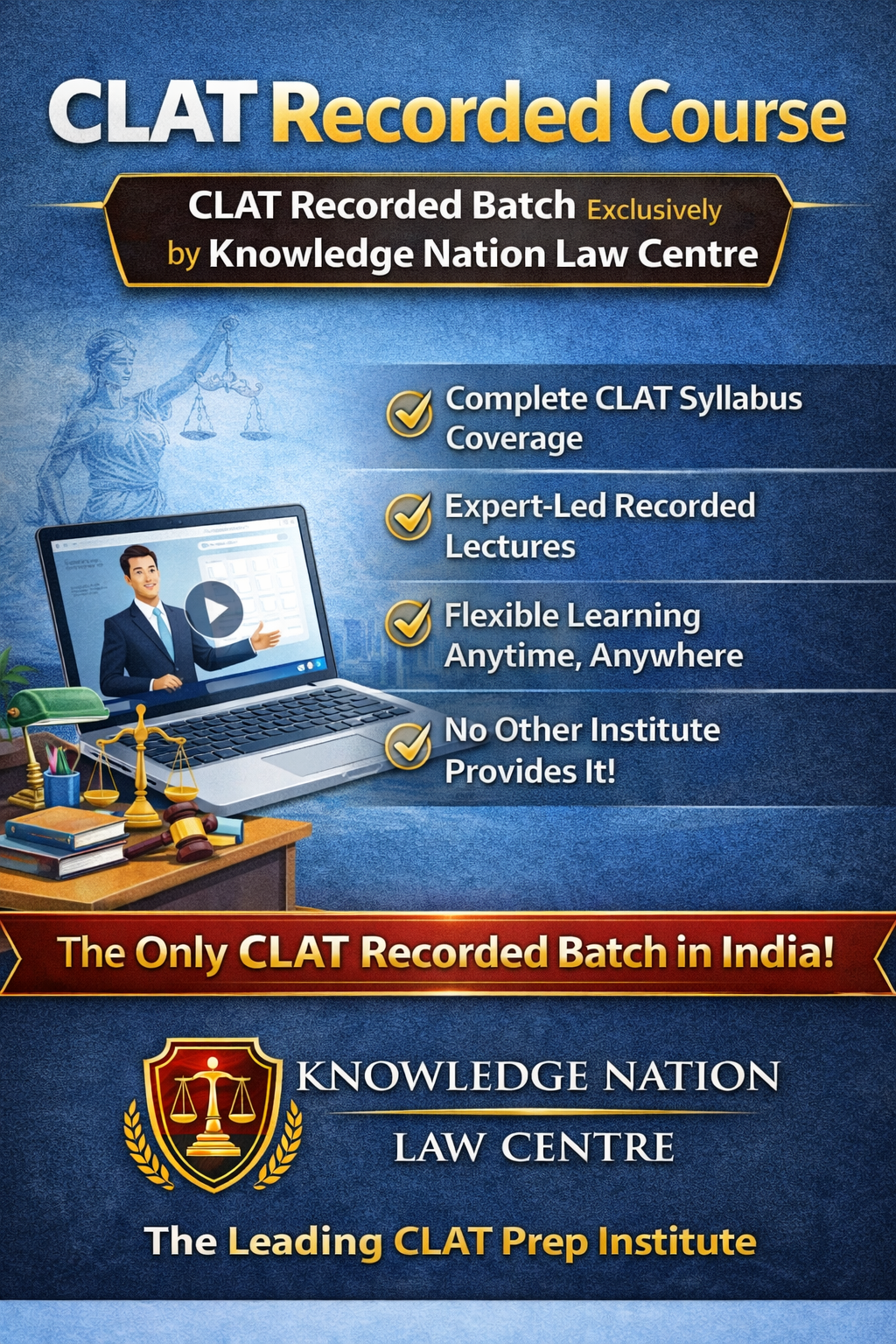CLAT Recorded Course: CLAT Recorded Batch