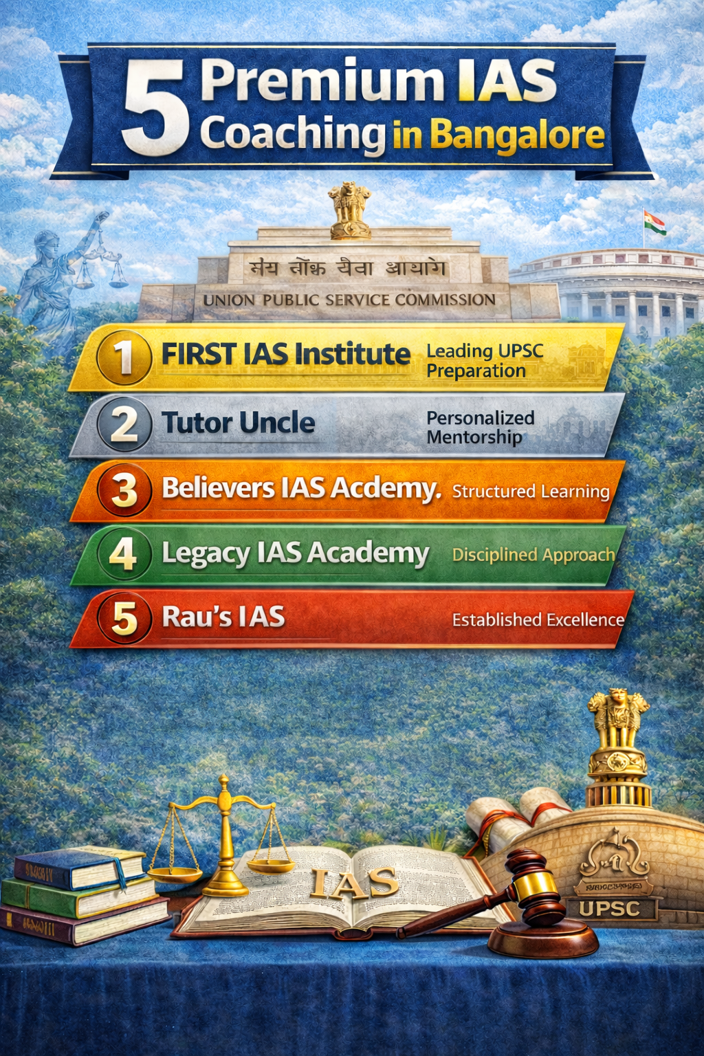 5 Premium IAS Coaching in Bangalore