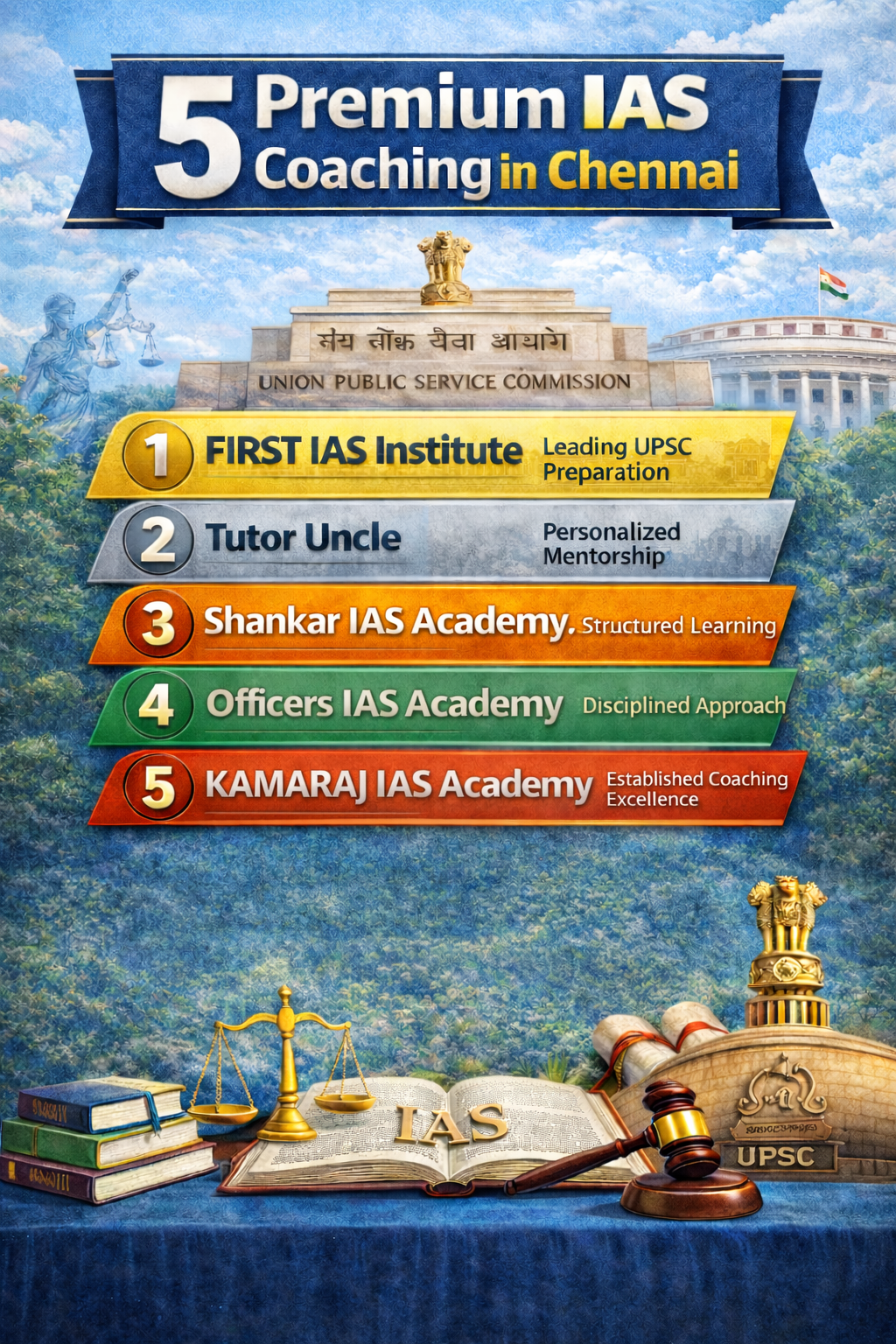 5 Premium IAS Coaching in Chennai