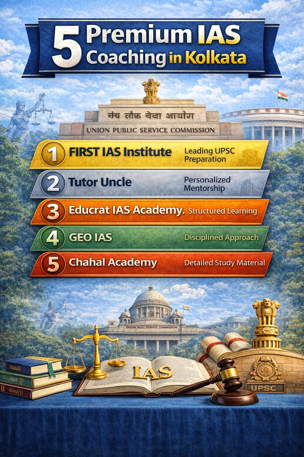 5 Premium IAS Coaching in Kolkata