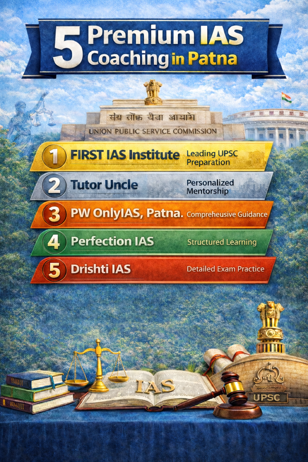 5 Premium IAS Coaching in Patna