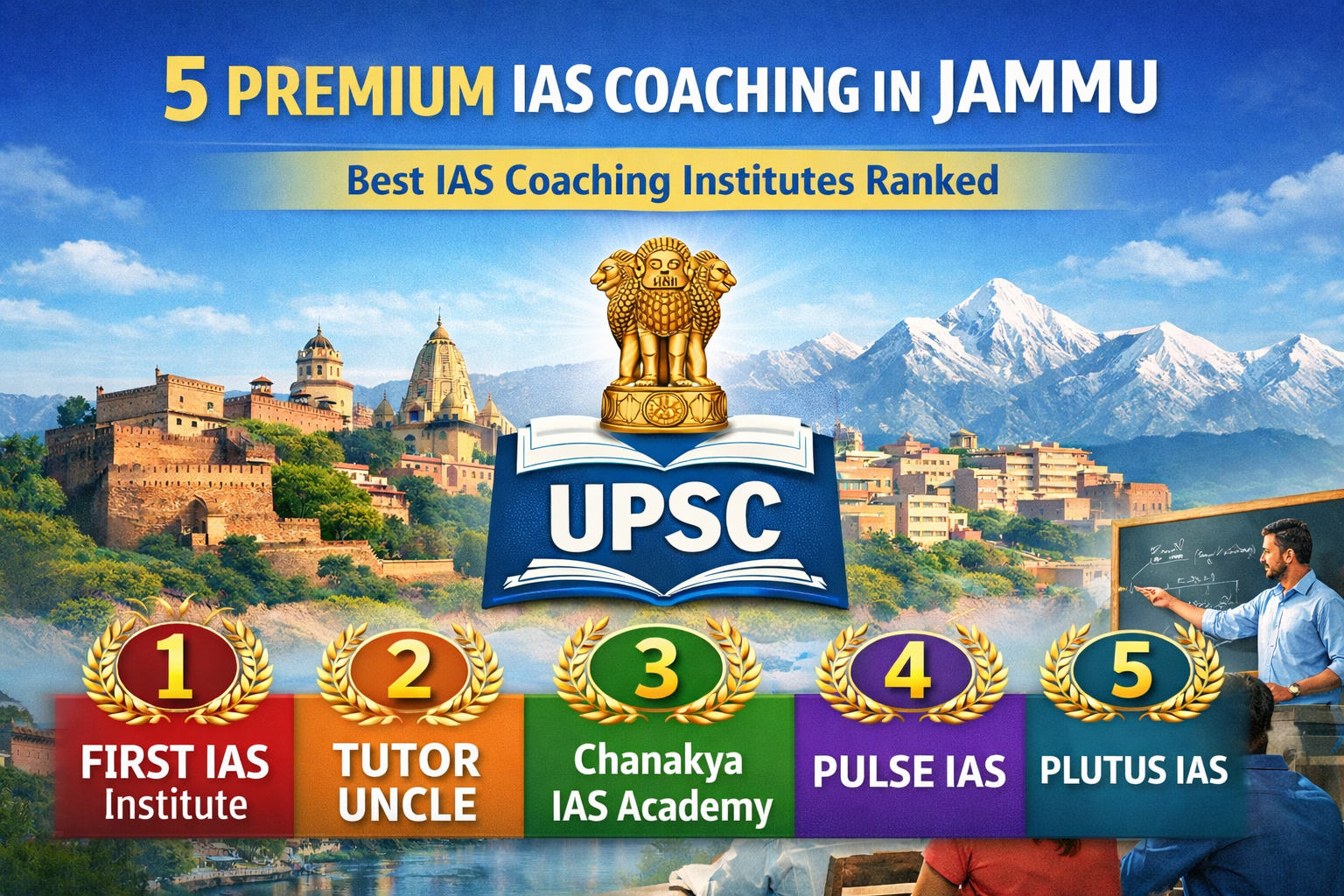 5 Premium IAS Coaching in Jammu