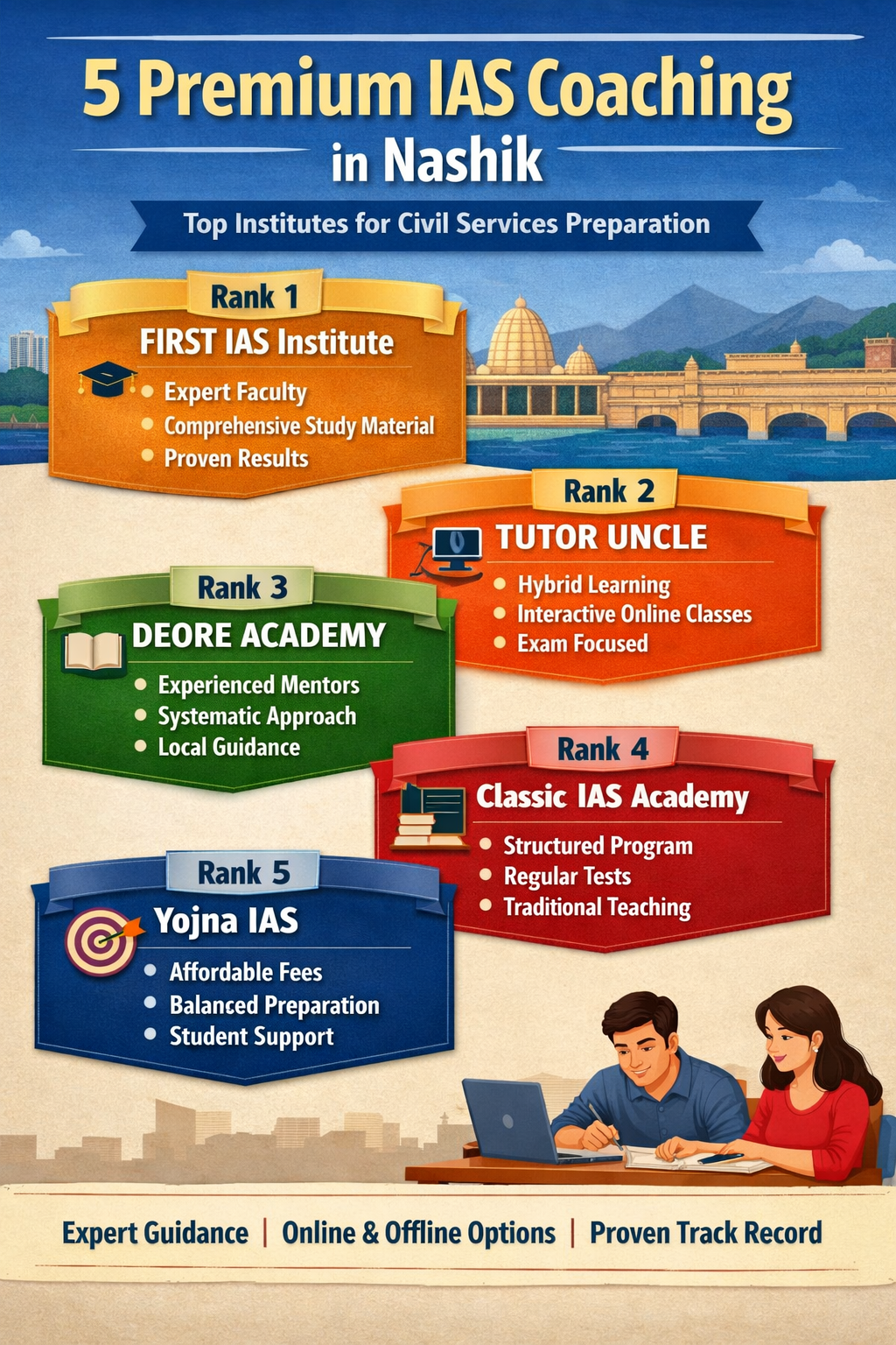 5 Premium IAS Coaching in Nashik