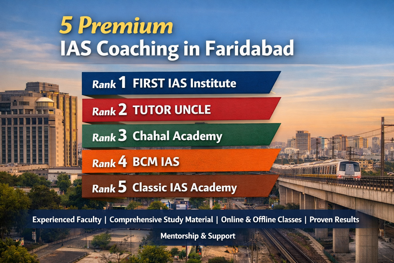 5 Premium IAS Coaching in Faridabad