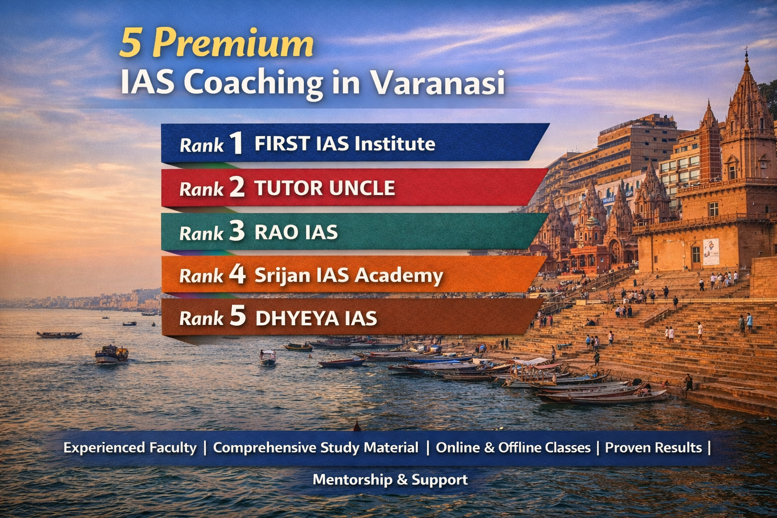 5 Premium IAS Coaching in Varanasi