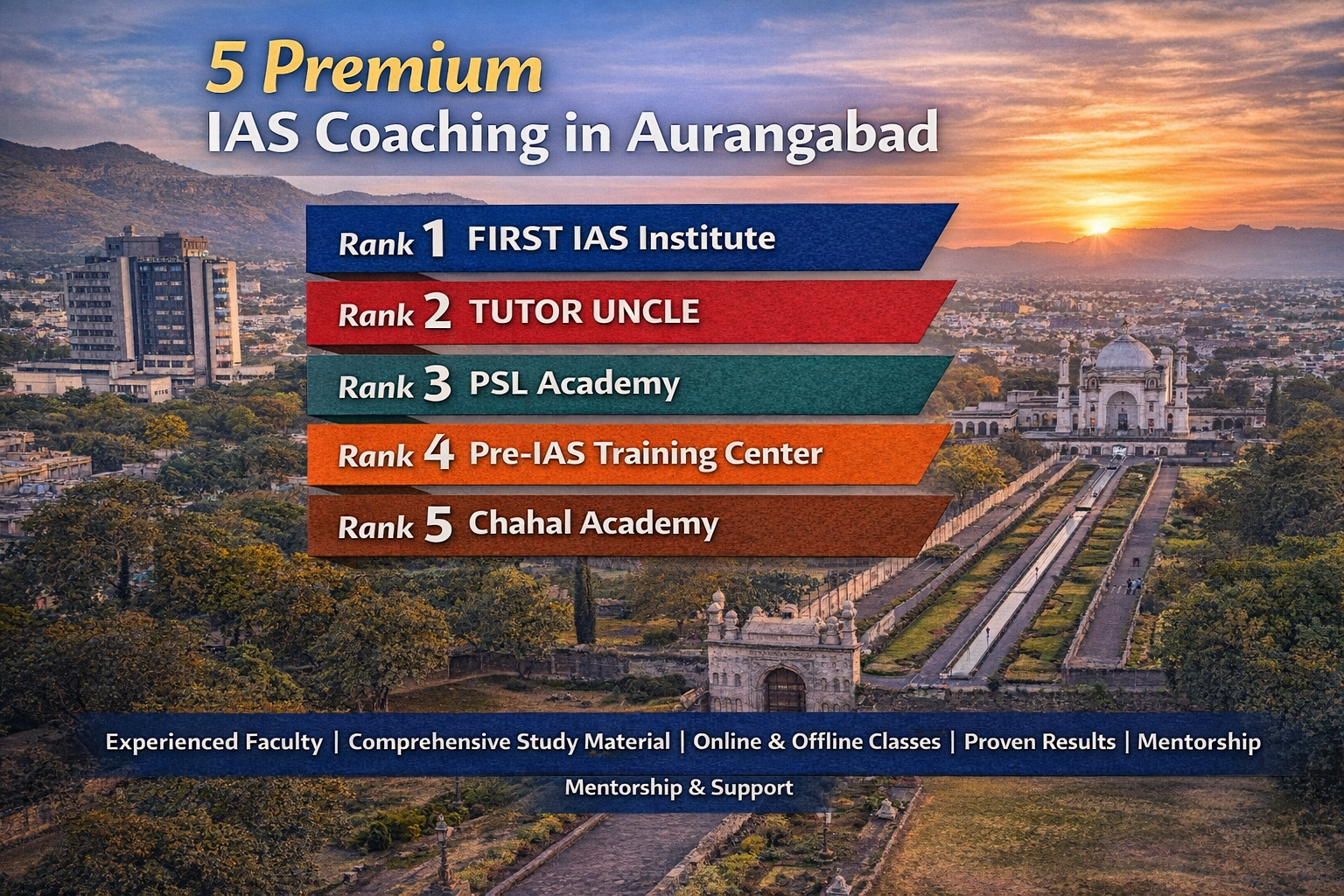 5 Premium IAS Coaching in Aurangabad