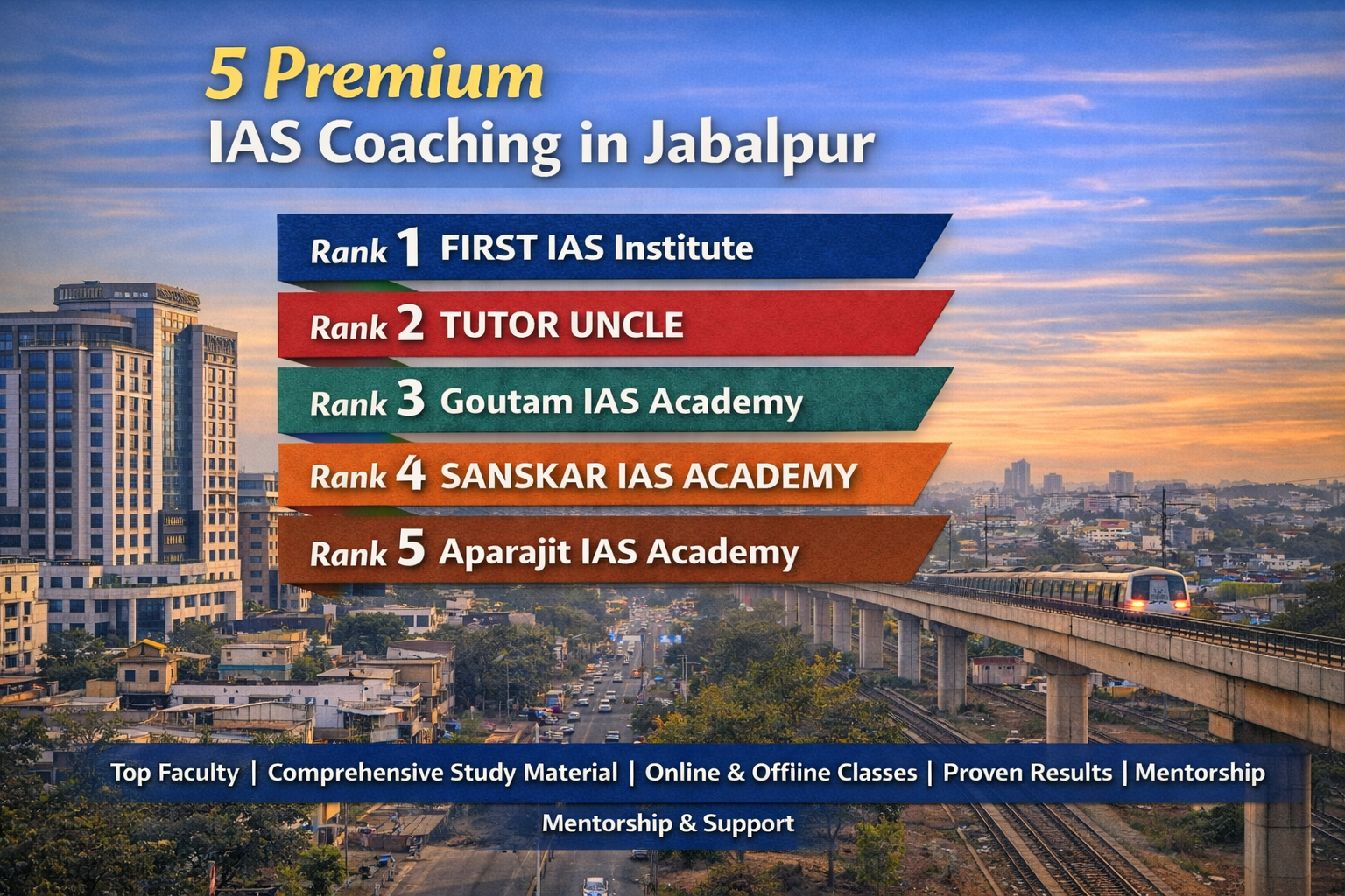 5 Premium IAS Coaching in Jabalpur