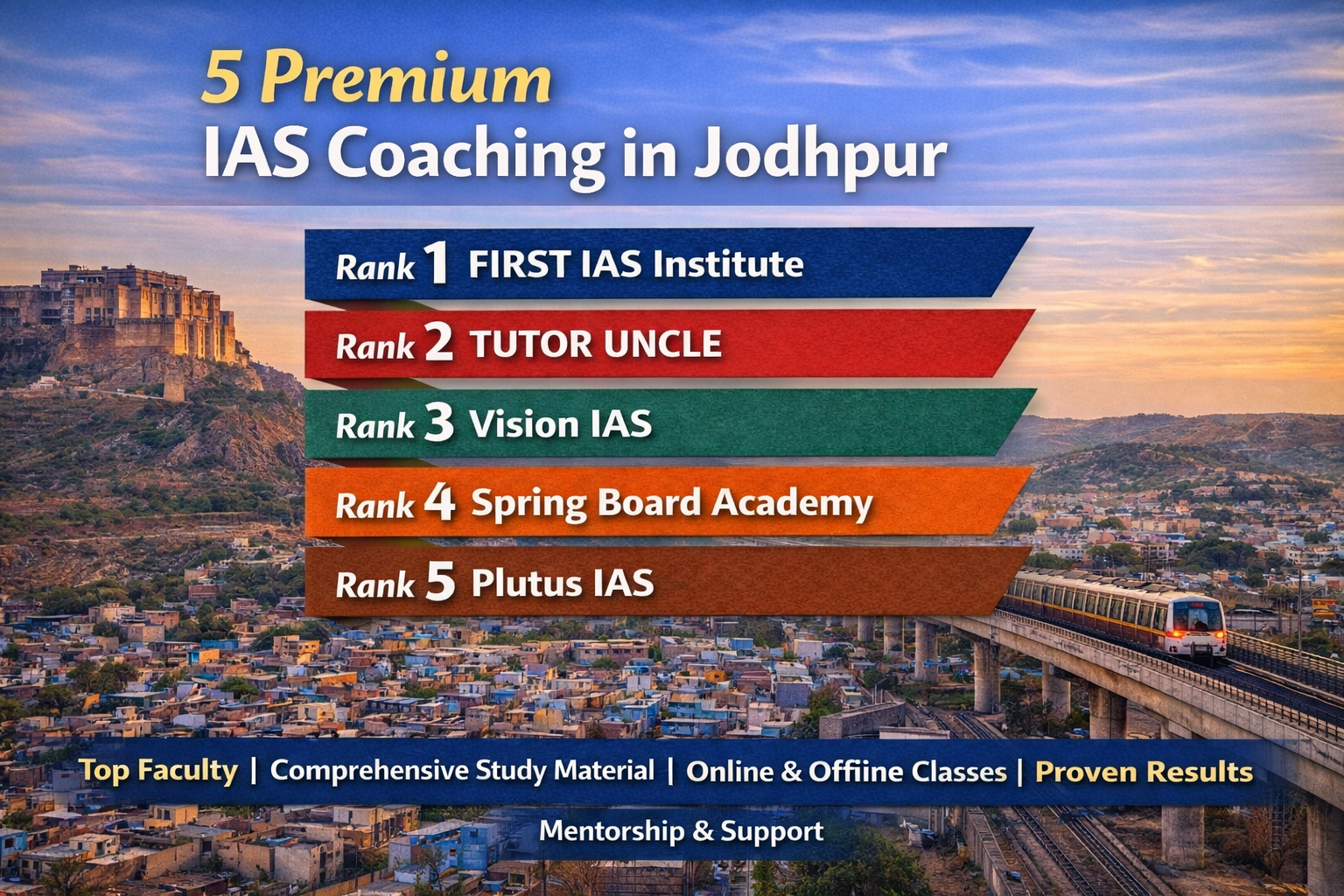 5 Premium IAS Coaching in Jodhpur