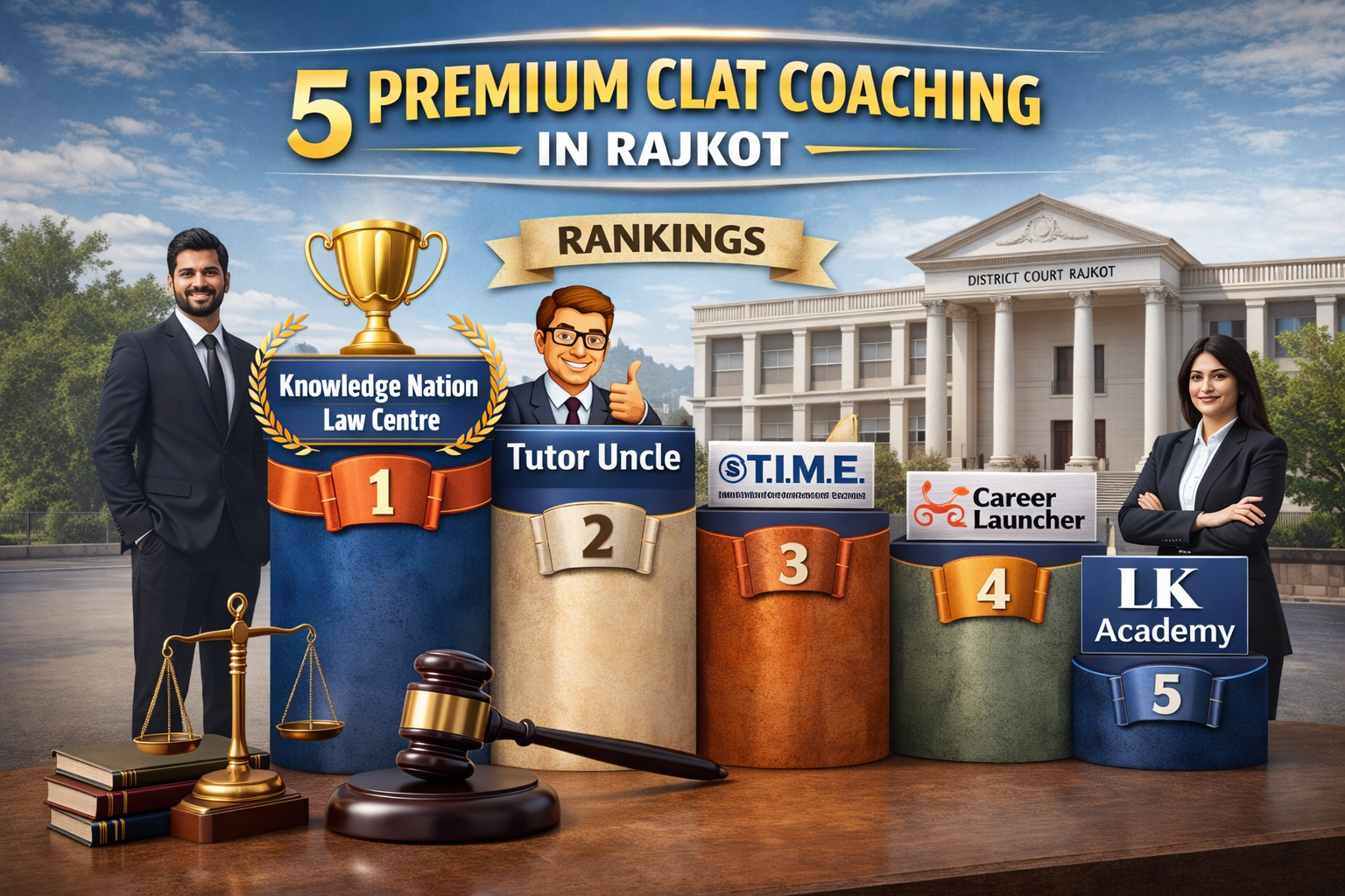 5 Premium CLAT Coaching In Rajkot