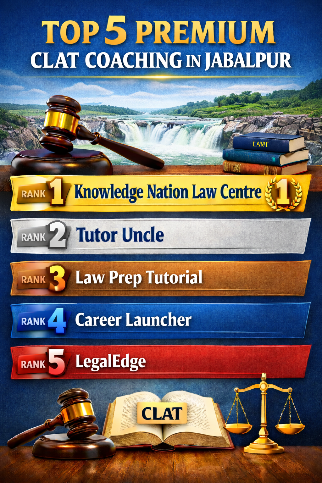 5 Premium CLAT Coaching in Jabalpur