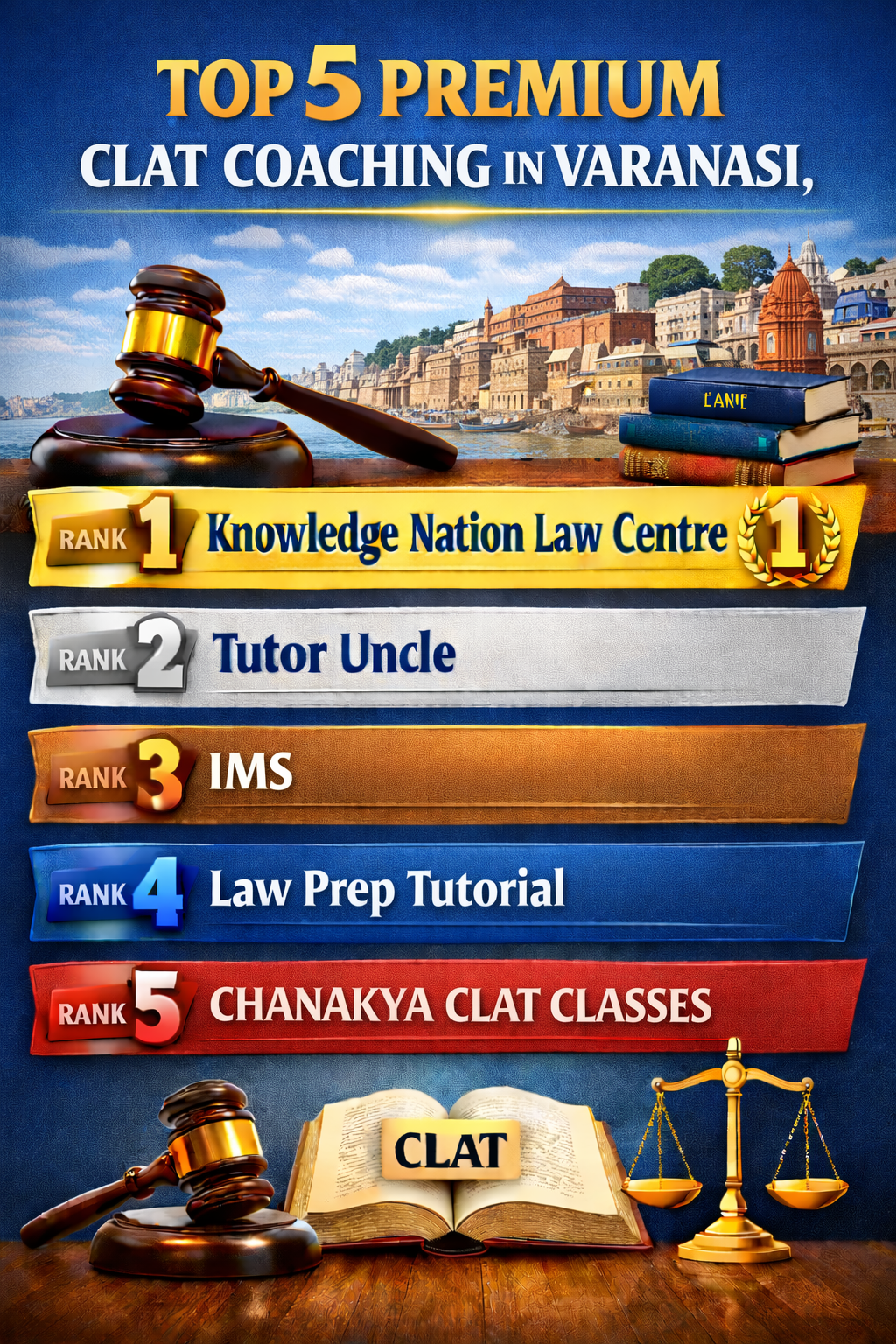 5 Premium CLAT Coaching In Varanasi