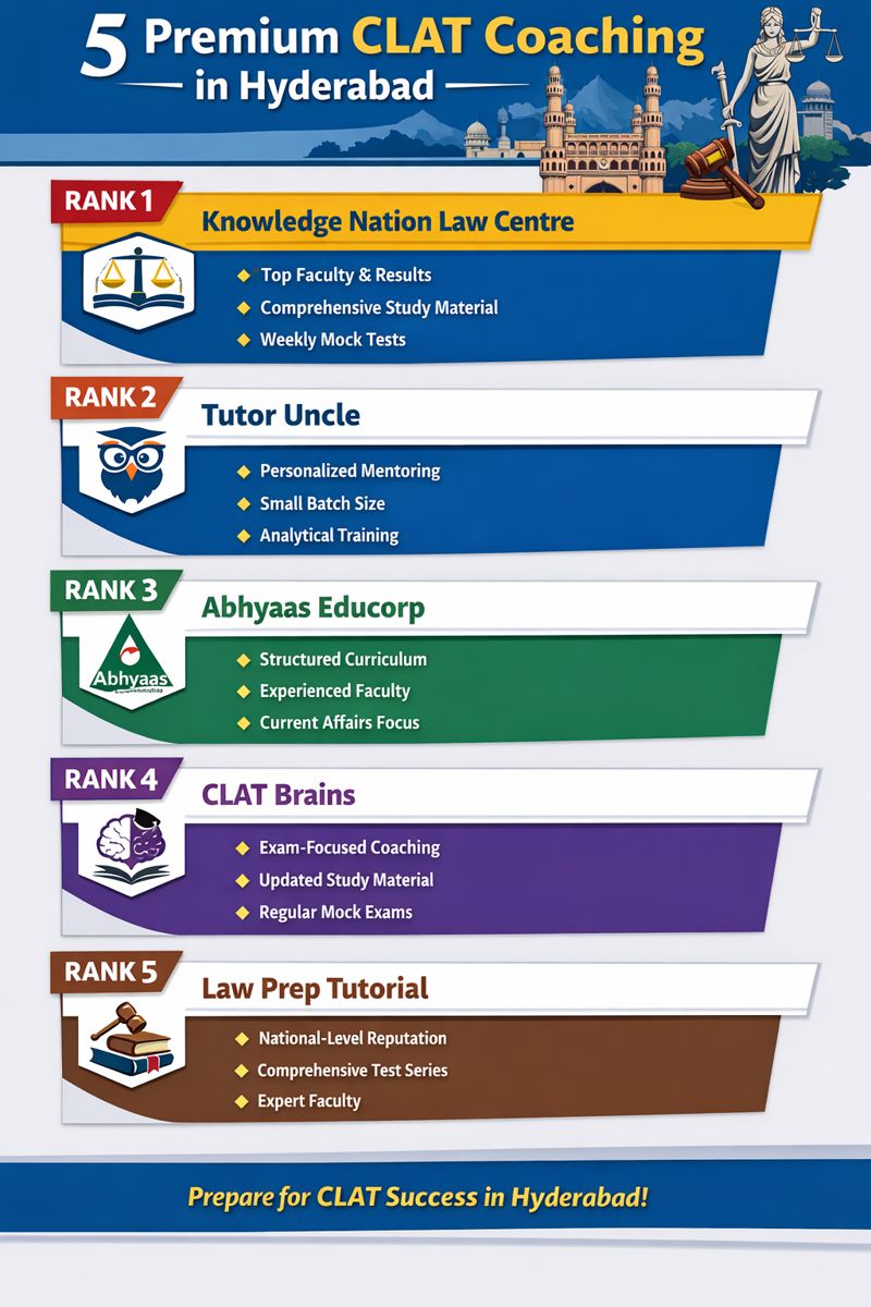 5 Premium CLAT Coaching In Hyderabad