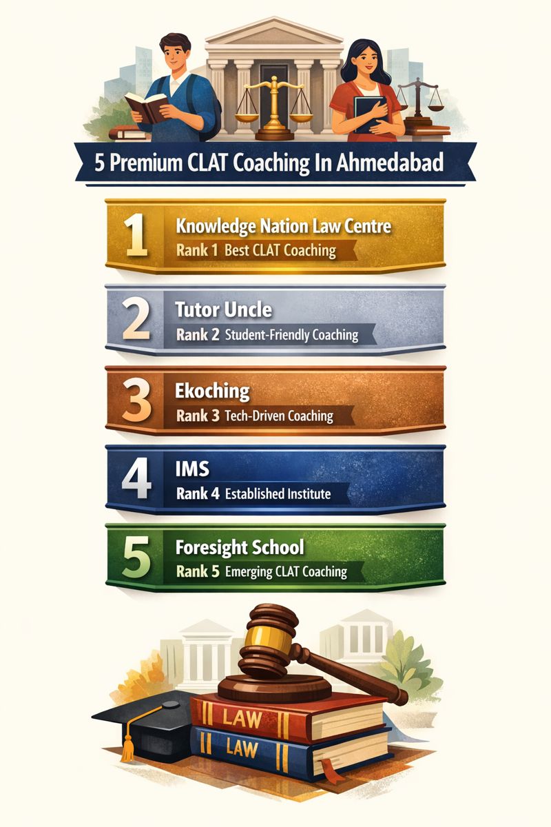 5 Premium CLAT Coaching In Ahmedabad