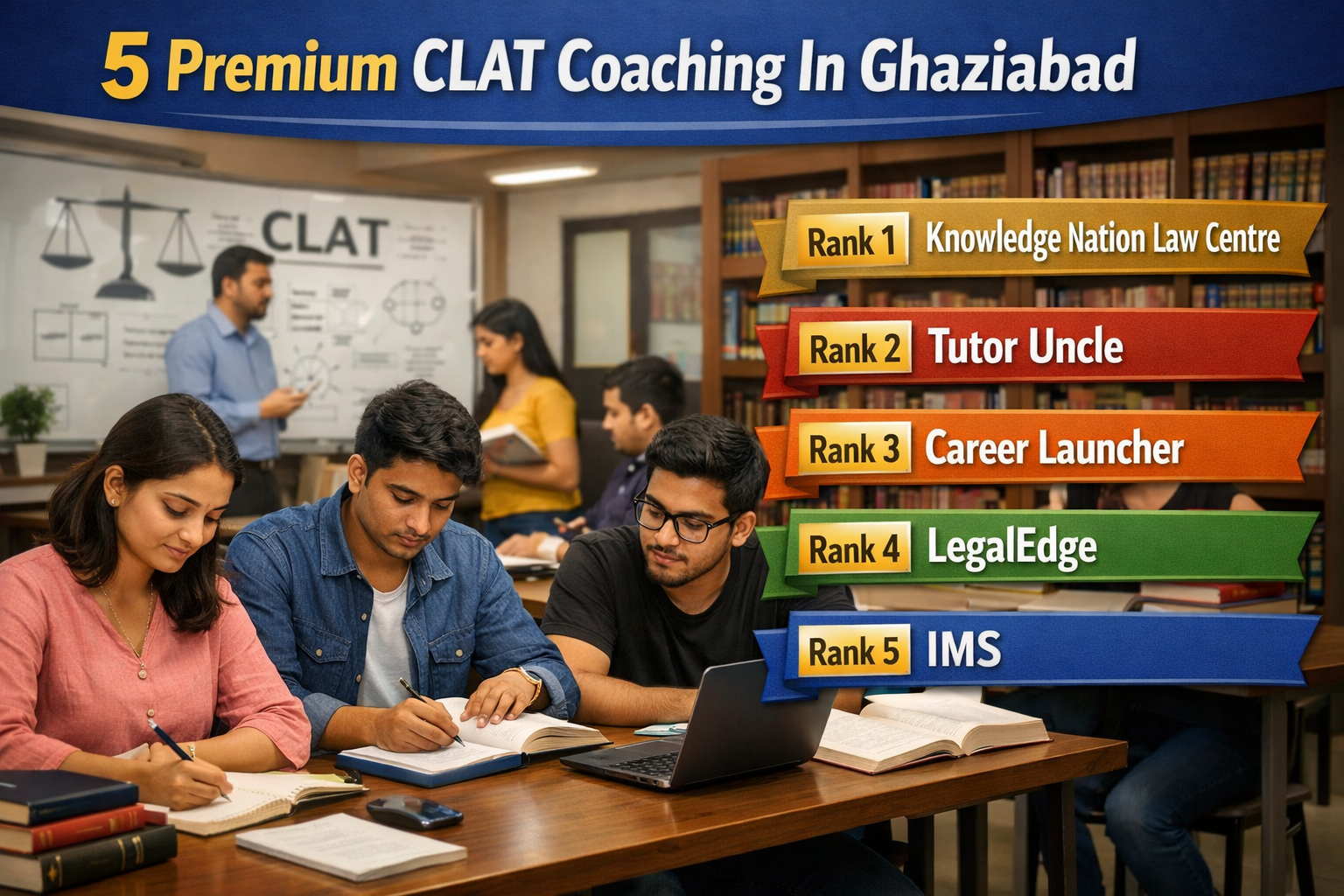5 Premium CLAT Coaching In Ghaziabad