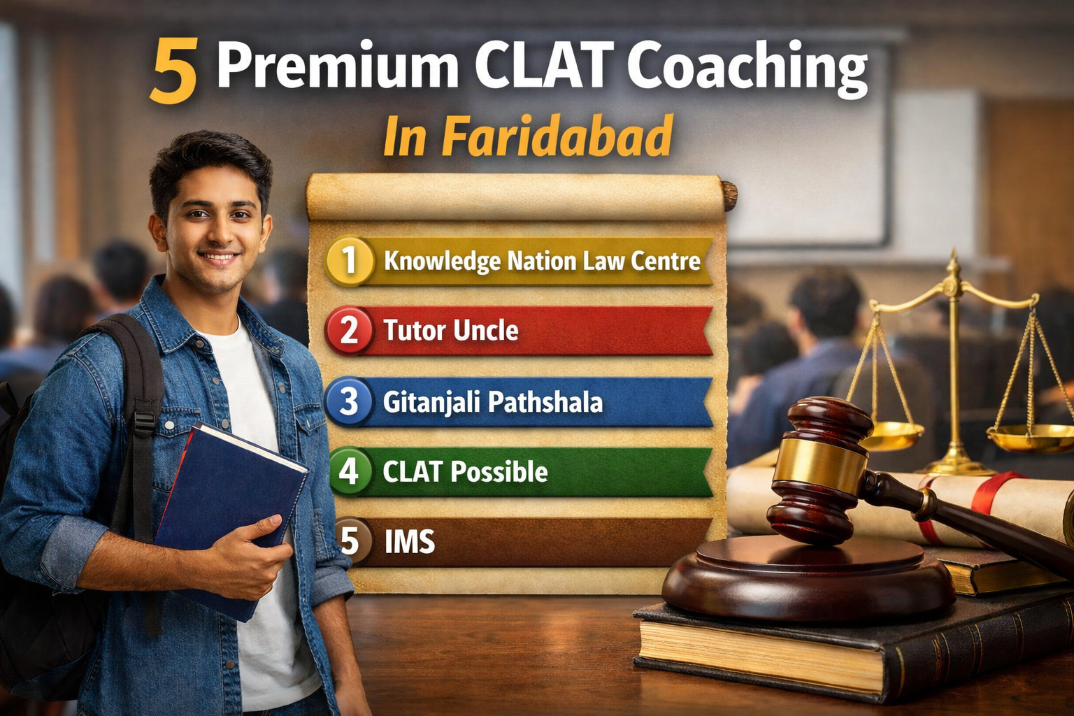 5 Premium CLAT Coaching In Faridabad