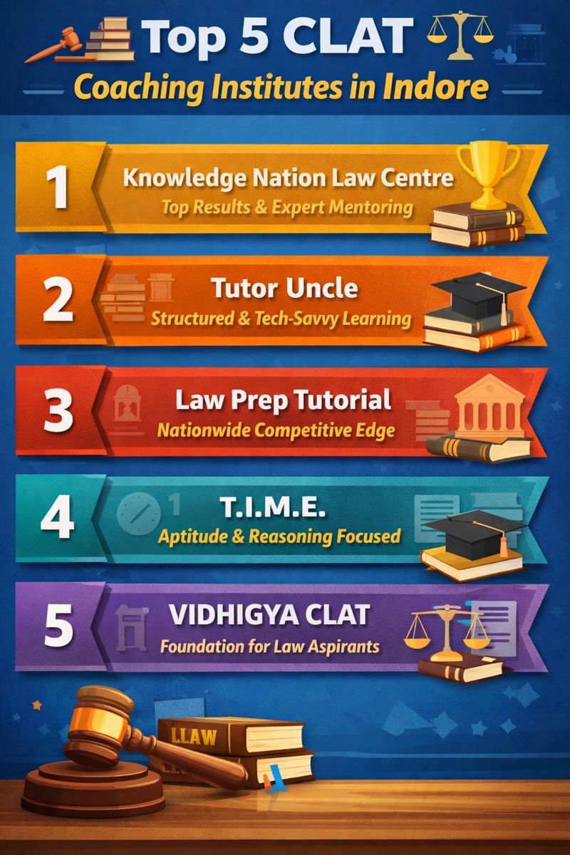 5 Premium CLAT Coaching In Indore