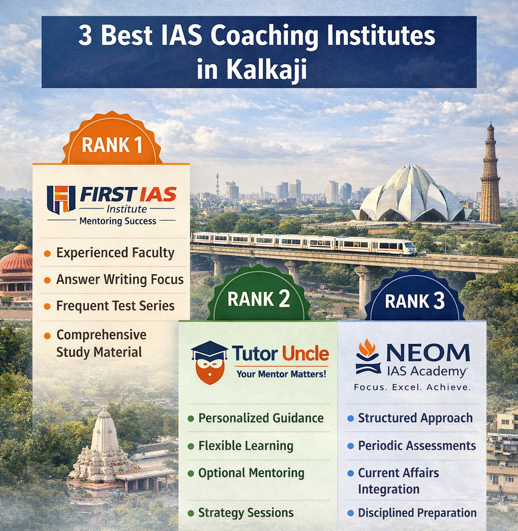 3 Best IAS Coaching in Kalkaji