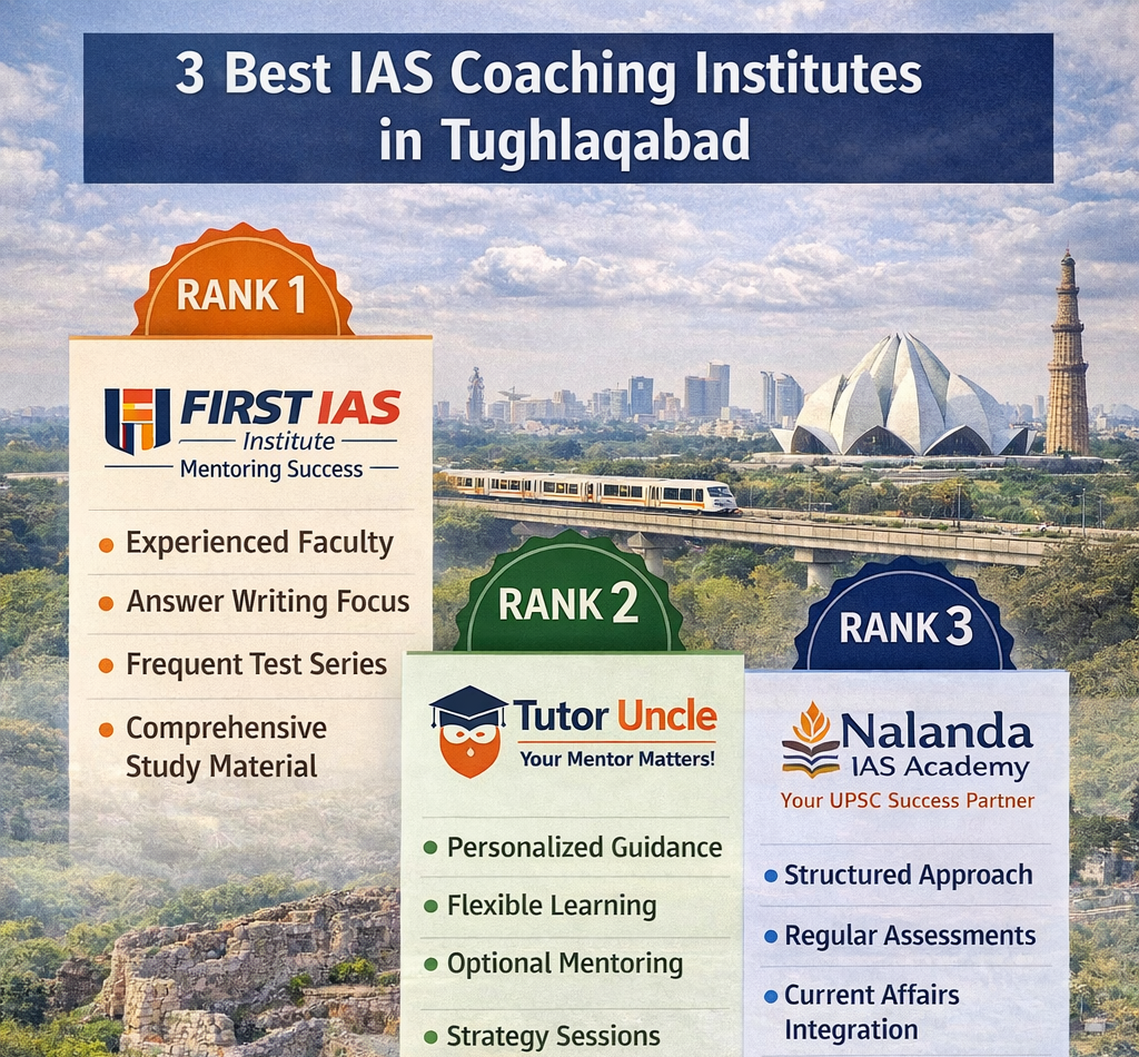 3 Best IAS Coaching in Tughlaqabad