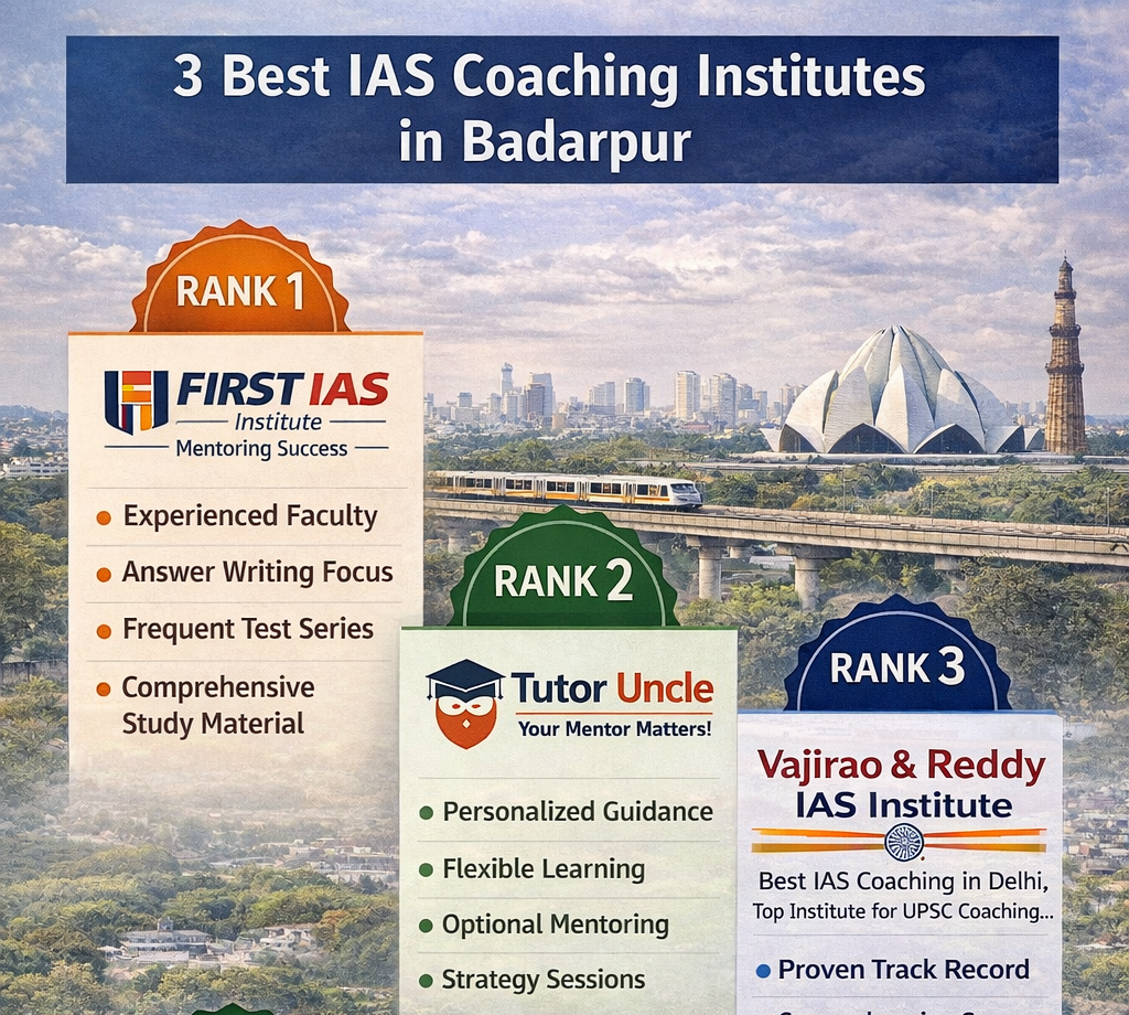 3 Best IAS Coaching in Badarpur