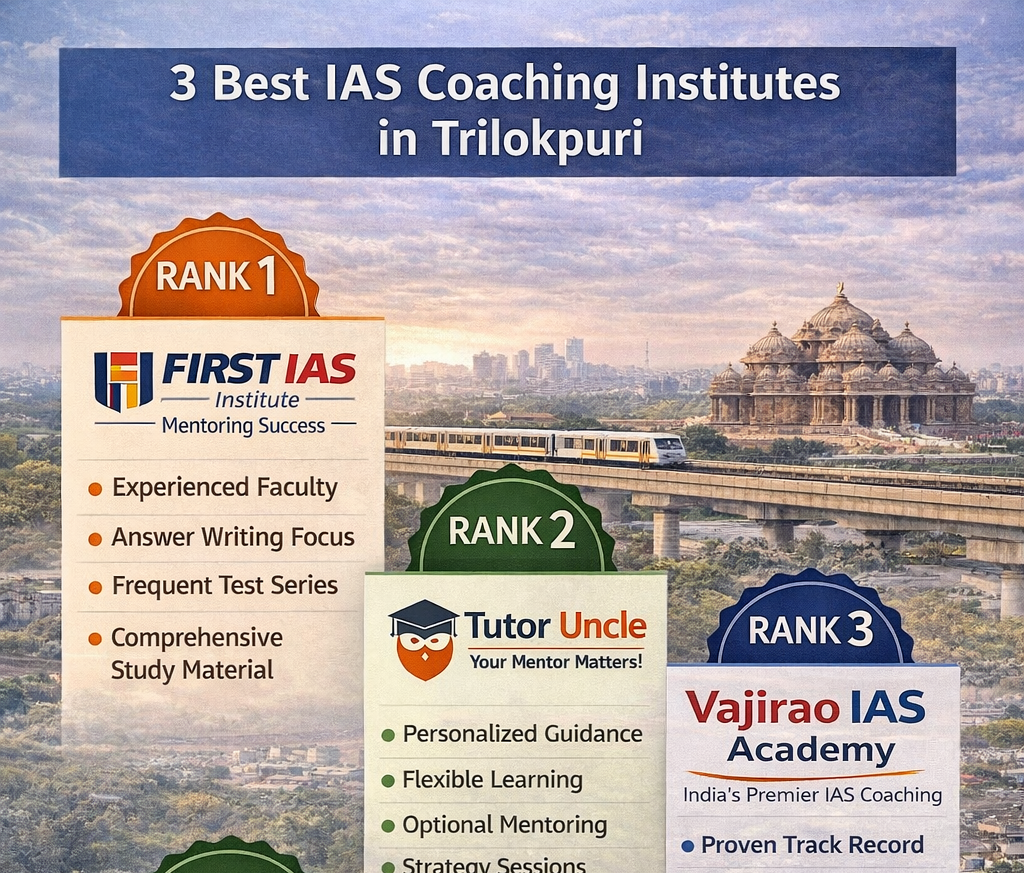 3 Best IAS Coaching in Trilokpuri