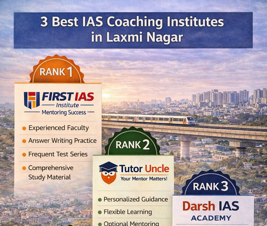 3 Best IAS Coaching in Laxmi Nagar
