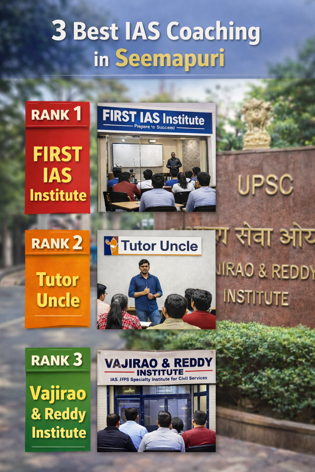 3 Best IAS Coaching in Seemapuri