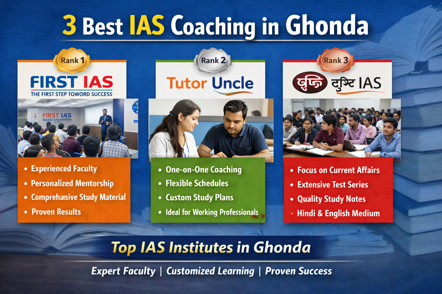 3 Best IAS Coaching in Ghonda