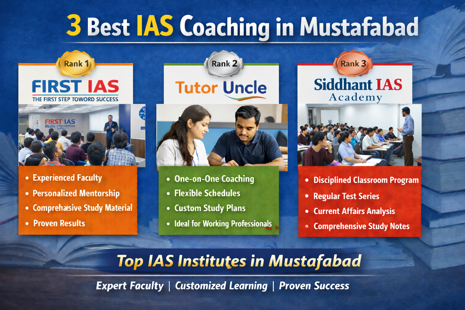 3 Best IAS Coaching in Mustafabad