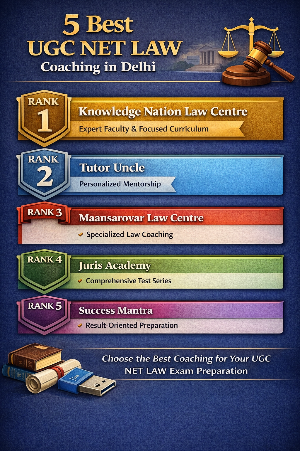 5 Best UGC NET LAW Coaching in Delhi