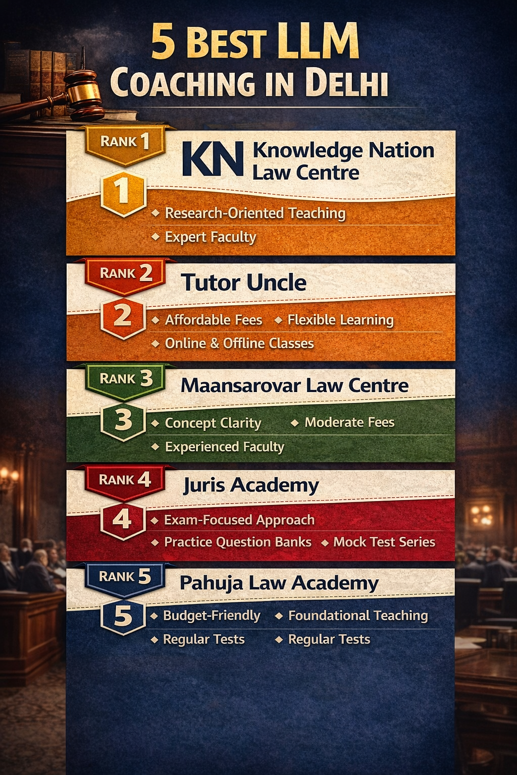 5 Best LLM Coaching in Delhi