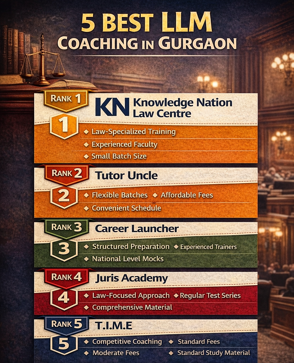 5 Best LLM Coaching in Gurgaon