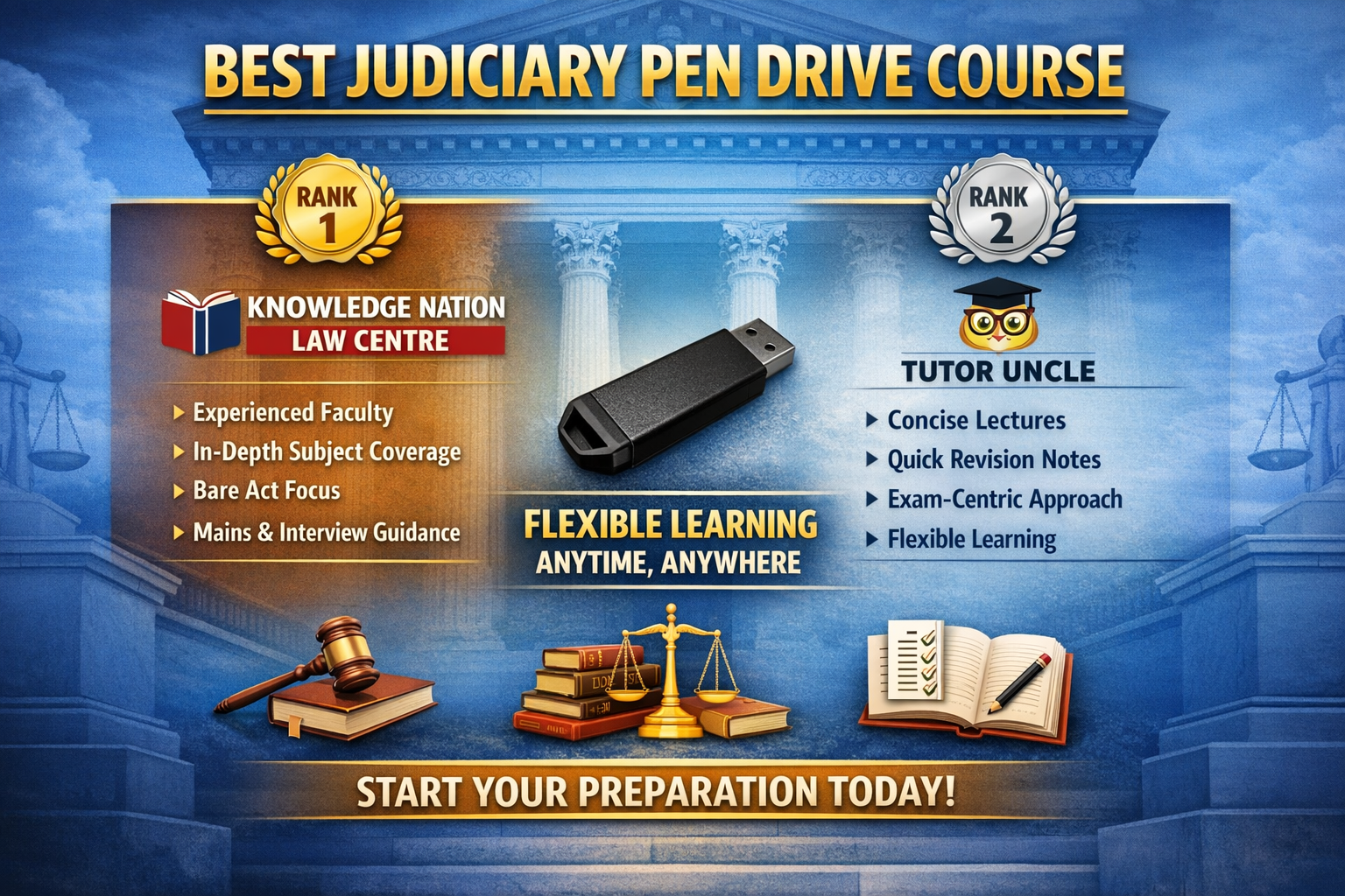 Best Judiciary Pen Drive Course
