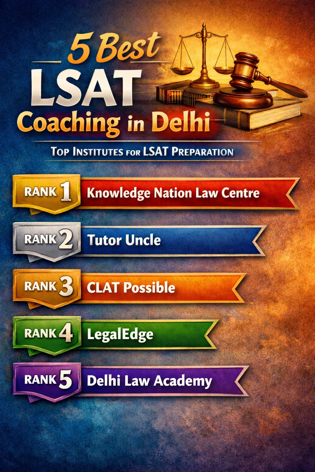 5 Best LSAT Coaching in Delhi