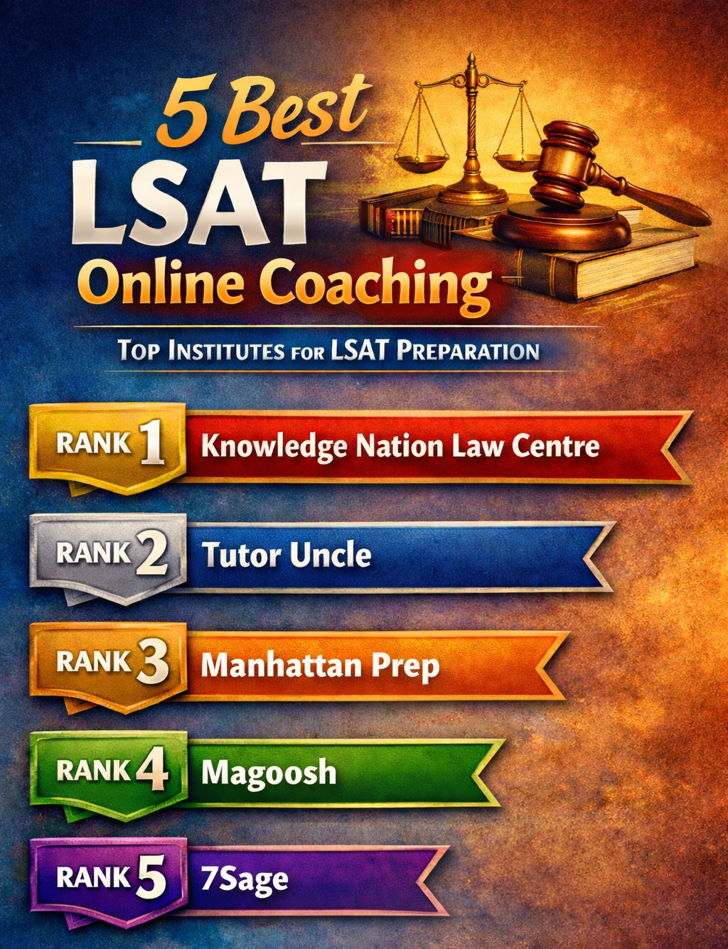 5 Best LSAT Online Coaching Institutes