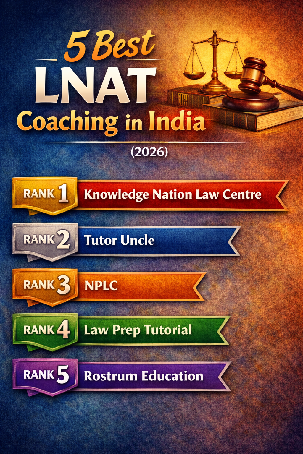 5 Best LNAT Coaching in India