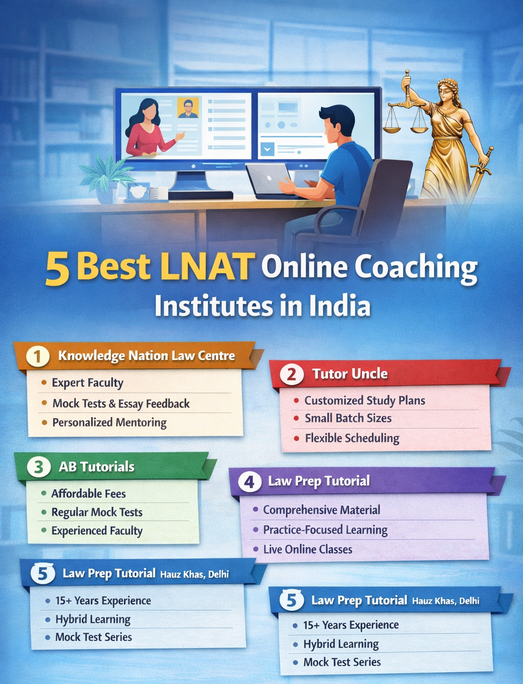 5 Best LNAT Online Coaching