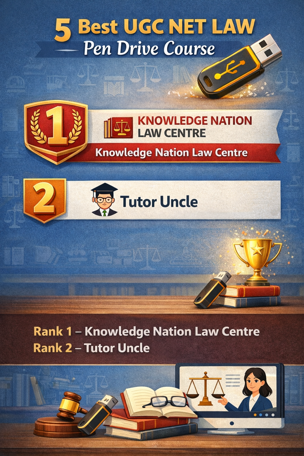 5 Best UGC NET LAW Pen Drive Course