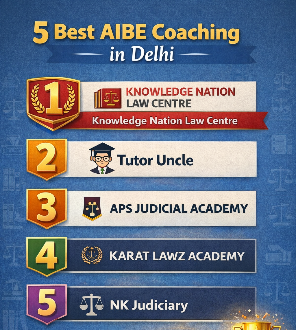 5 Best AIBE Coaching in Delhi