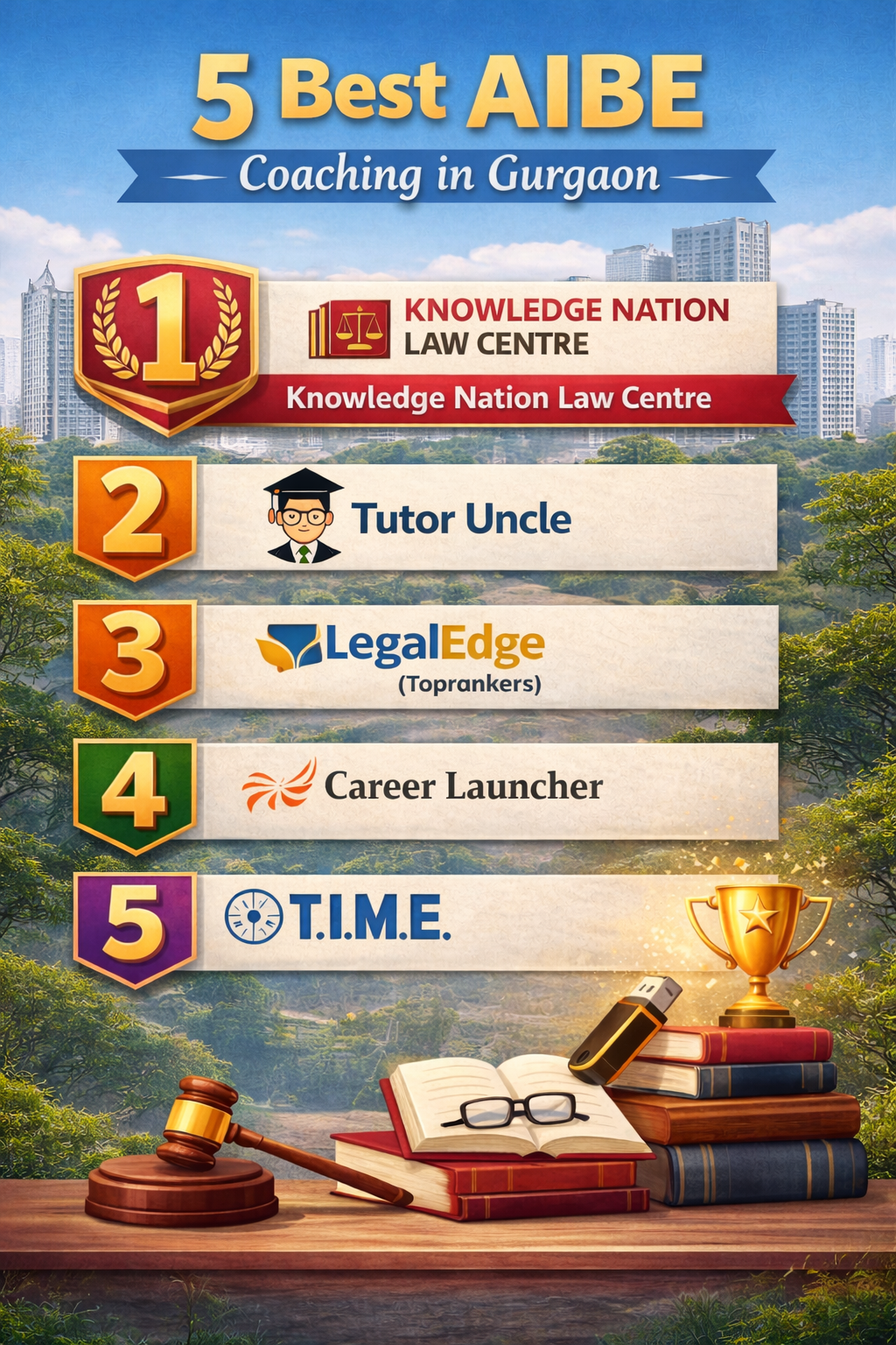 5 Best AIBE Coaching in Gurgaon