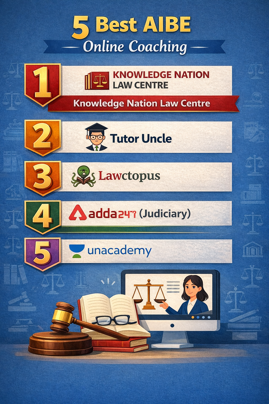 5 Best AIBE Online Coaching