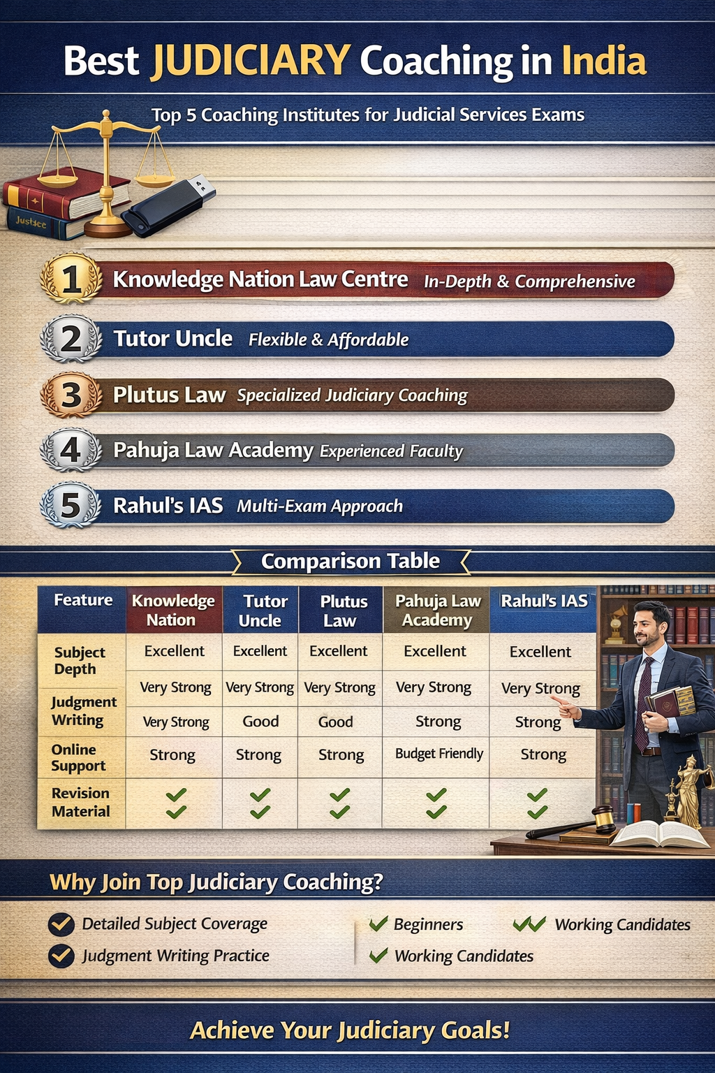 5 Best Judiciary Coaching in India