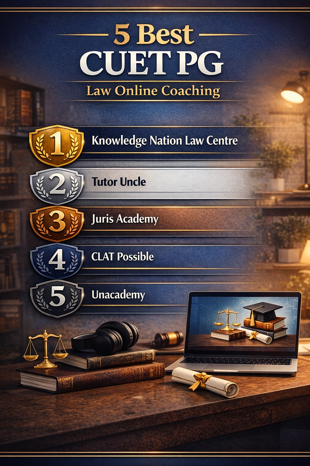 5 Best CUET PG Law Online Coaching