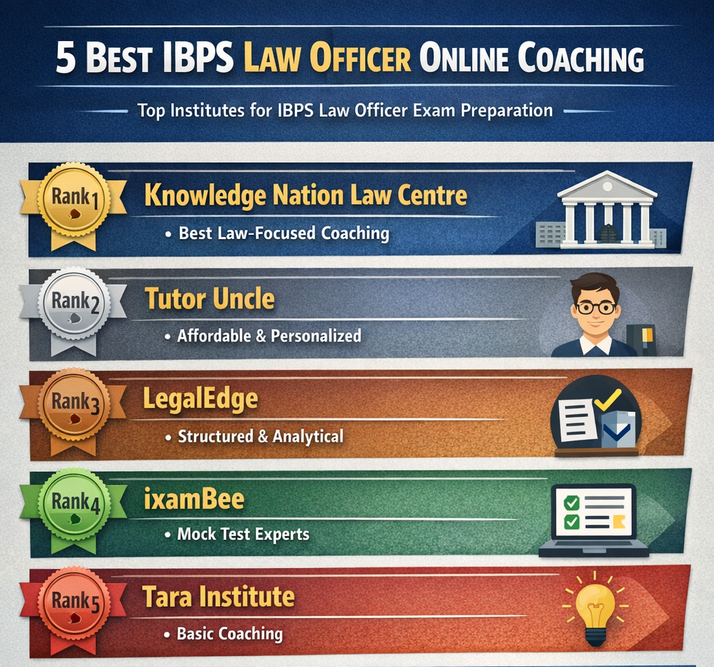 5 Best IBPS Law Officer Online Coaching