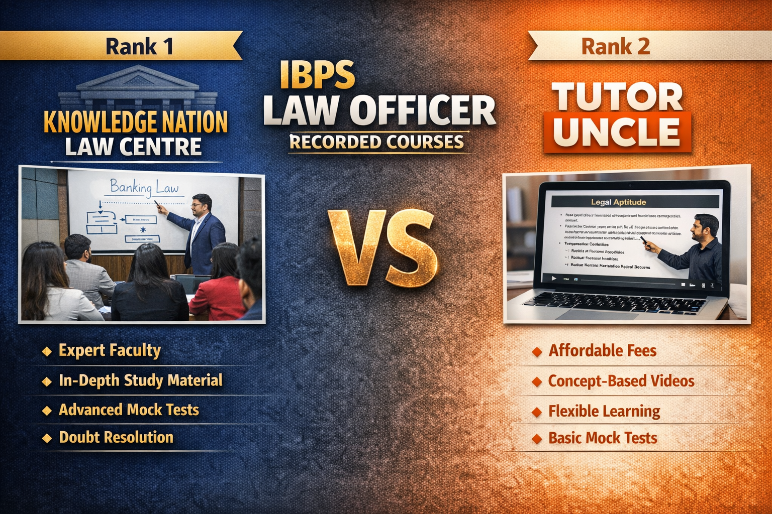 Best IBPS Law Officer Recorded Course / Batch