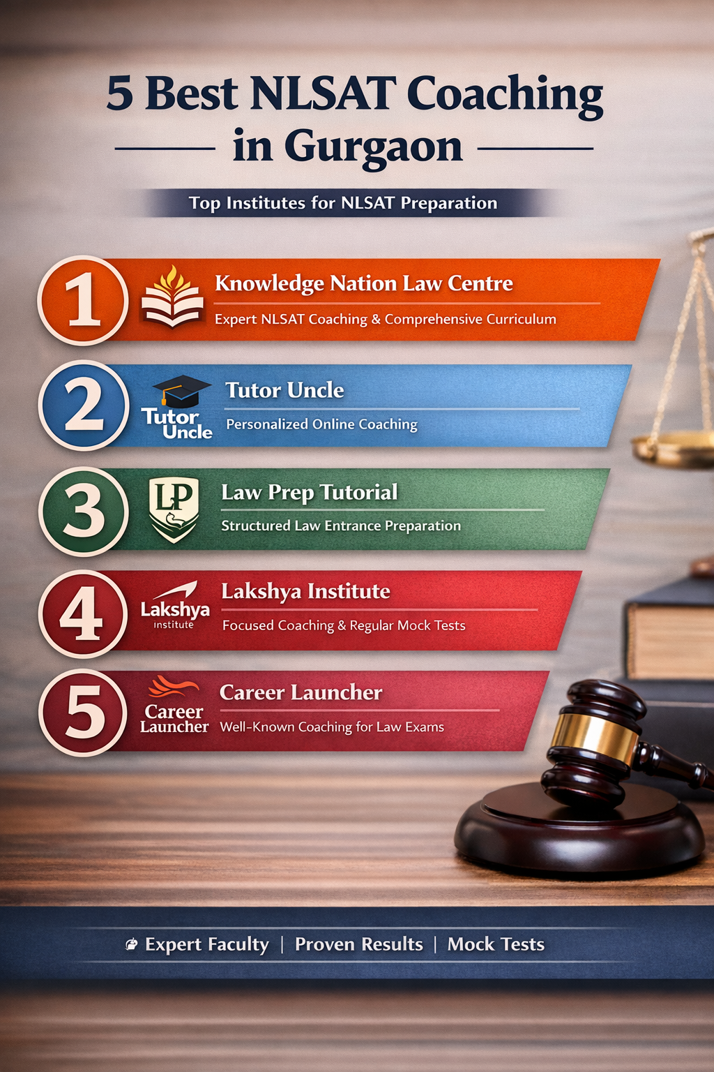 5 Best NLSAT Coaching in Gurgaon