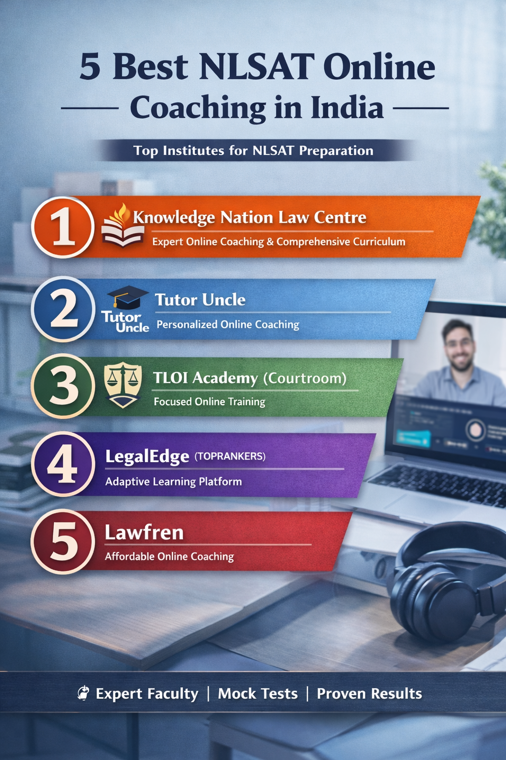 5 Best NLSAT Online Coaching