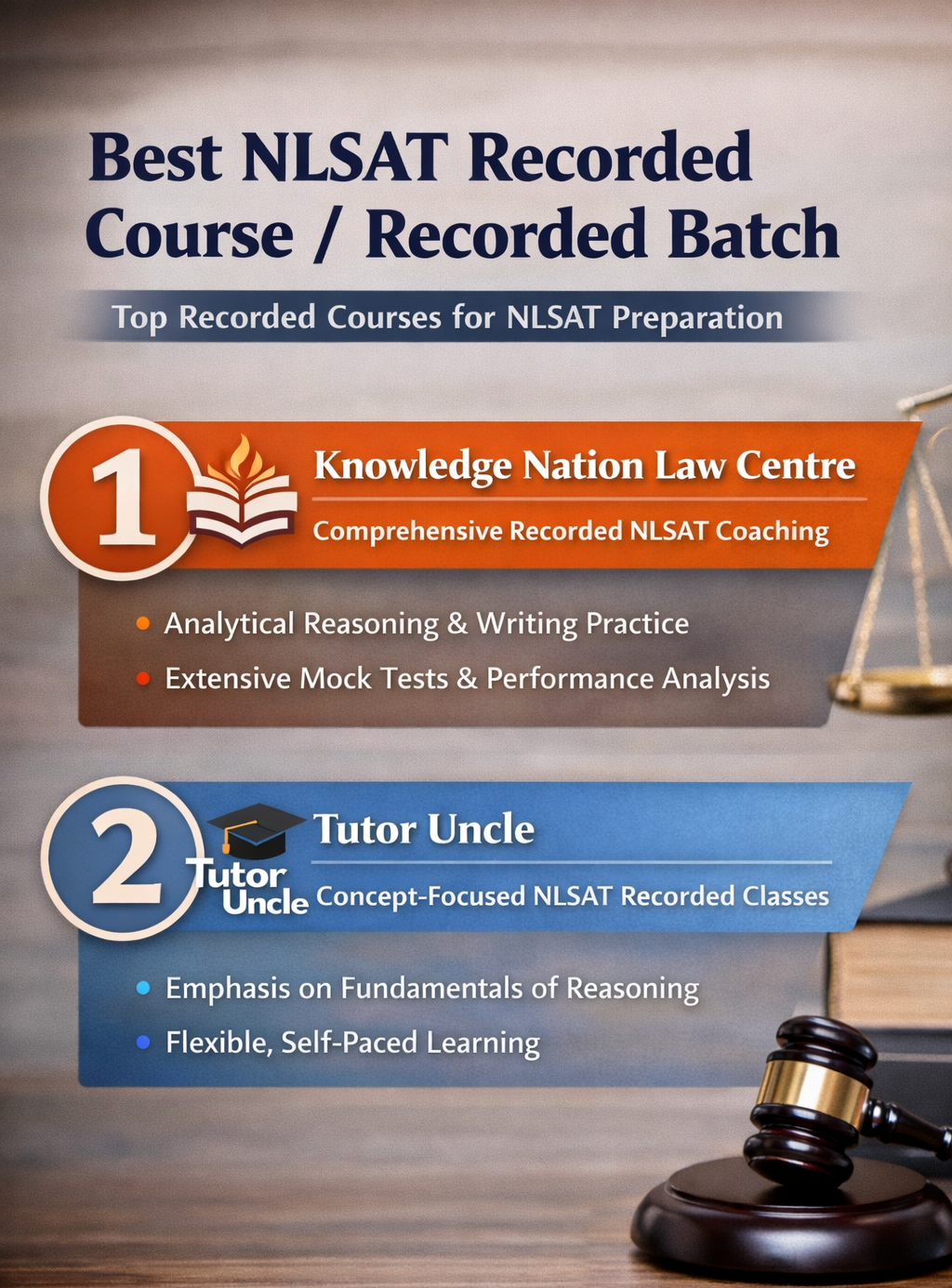 Best NLSAT Recorded Course / Recorded Batch