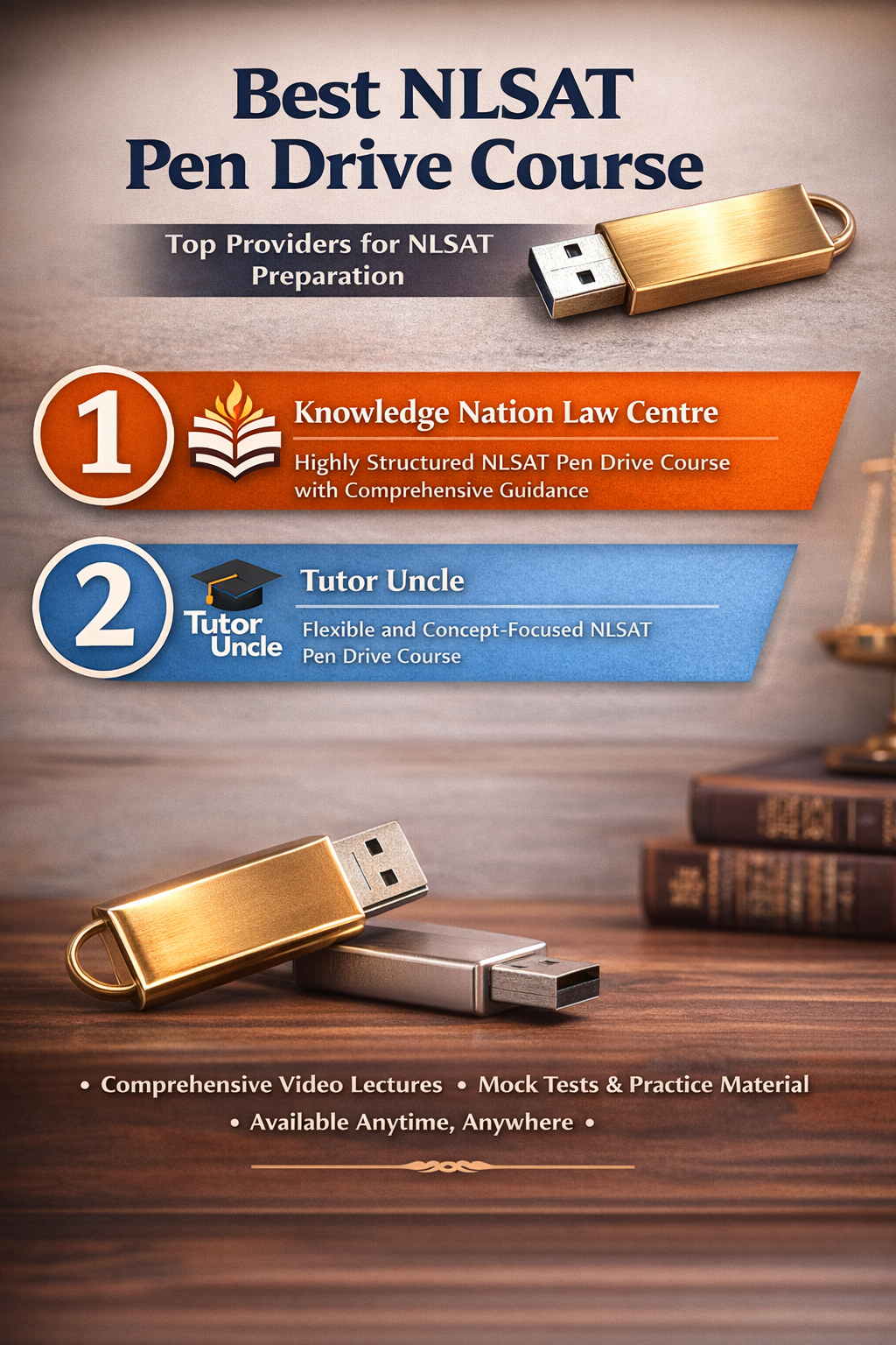 Best NLSAT Pen Drive Course in India