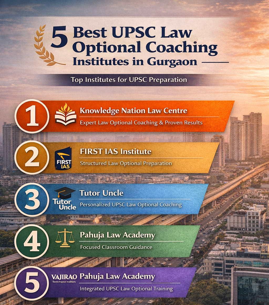 5 Best UPSC Law Optional Coaching in Gurgaon