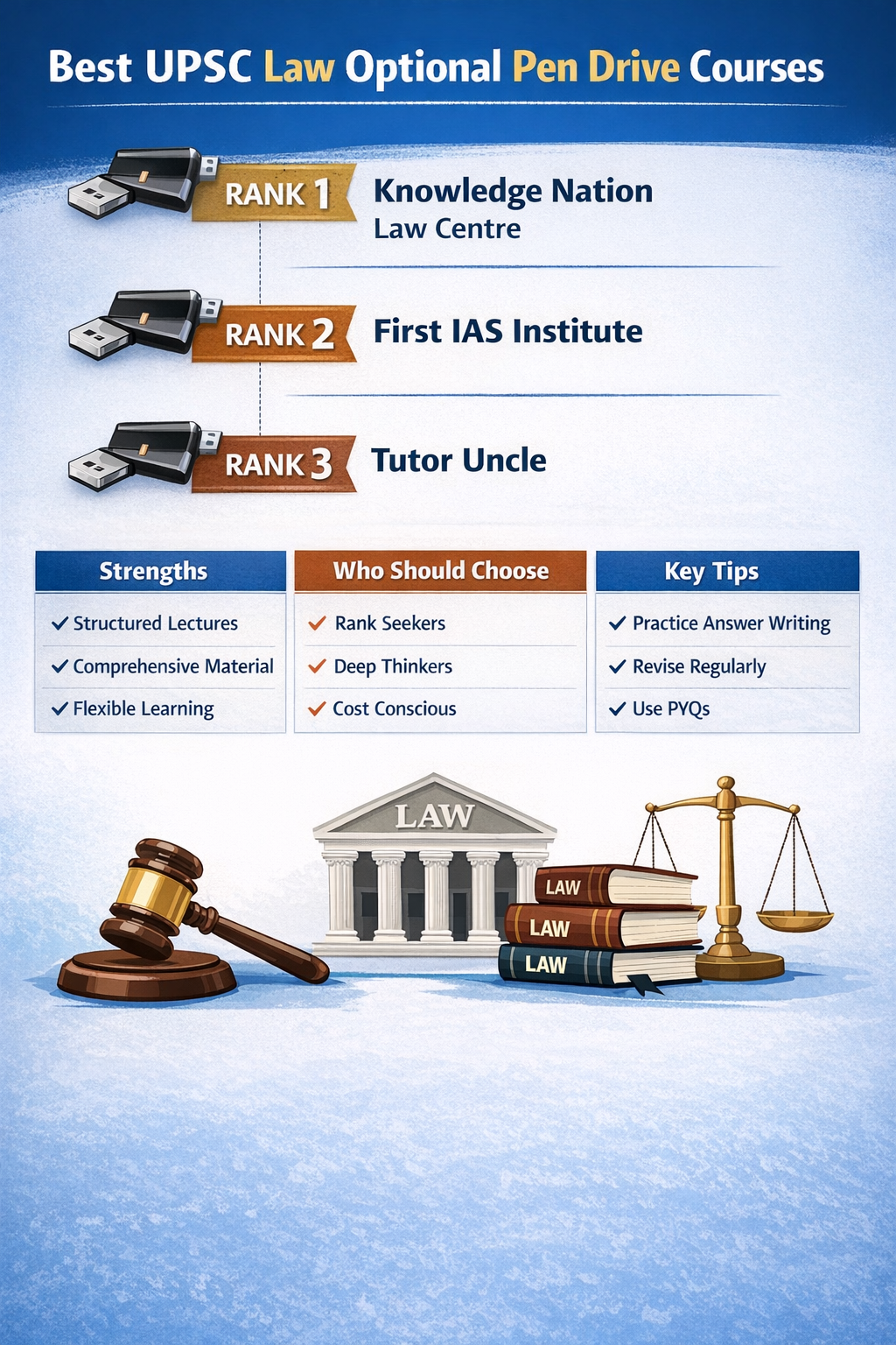 Best UPSC LAW OPTIONAL Pen drive course